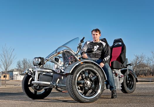 You Built What?!: A Street-Legal Three-Wheeler That Runs on Nearly 2,000 Batteries