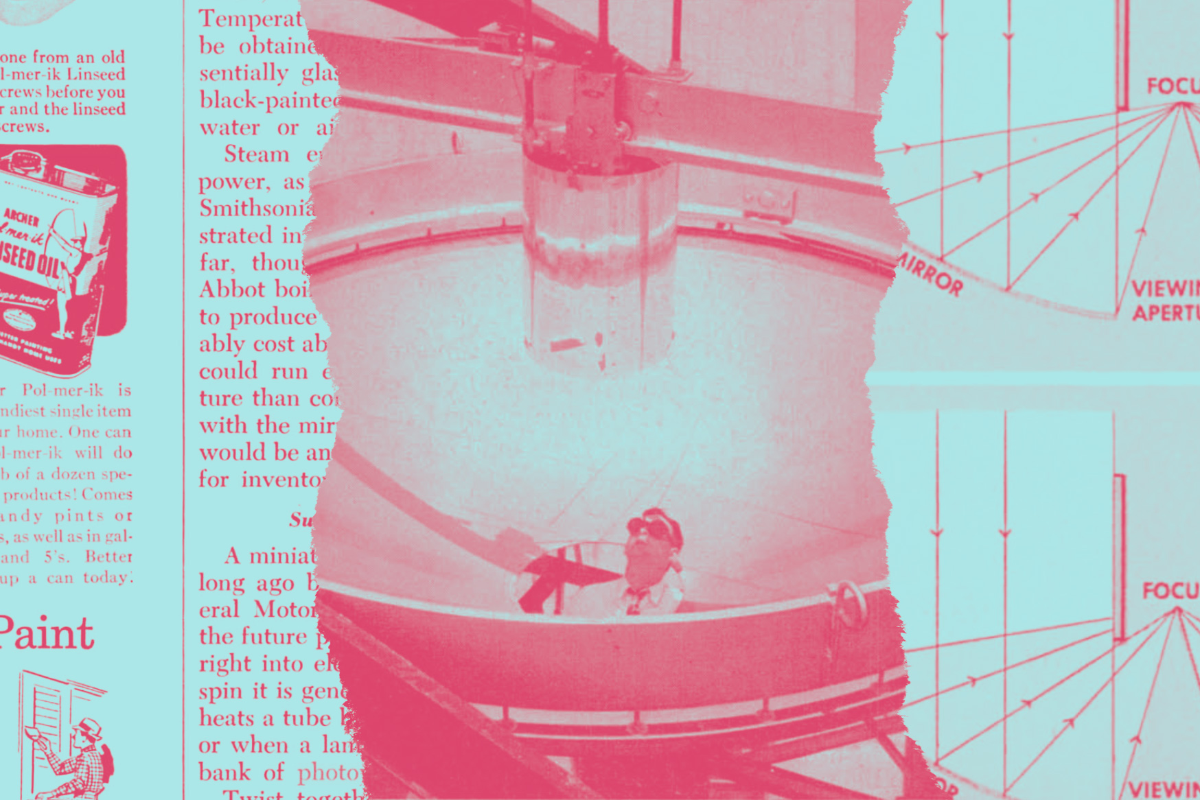 Images from the March 1954 issue of Popular Science.