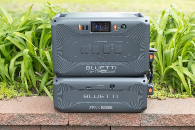 Bluetti Apex 300 portable power station with expansion battery