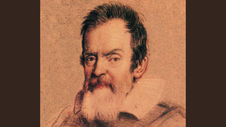 Portrait of Galileo Galilei